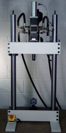 Servo-hydraulic bench-top test machine